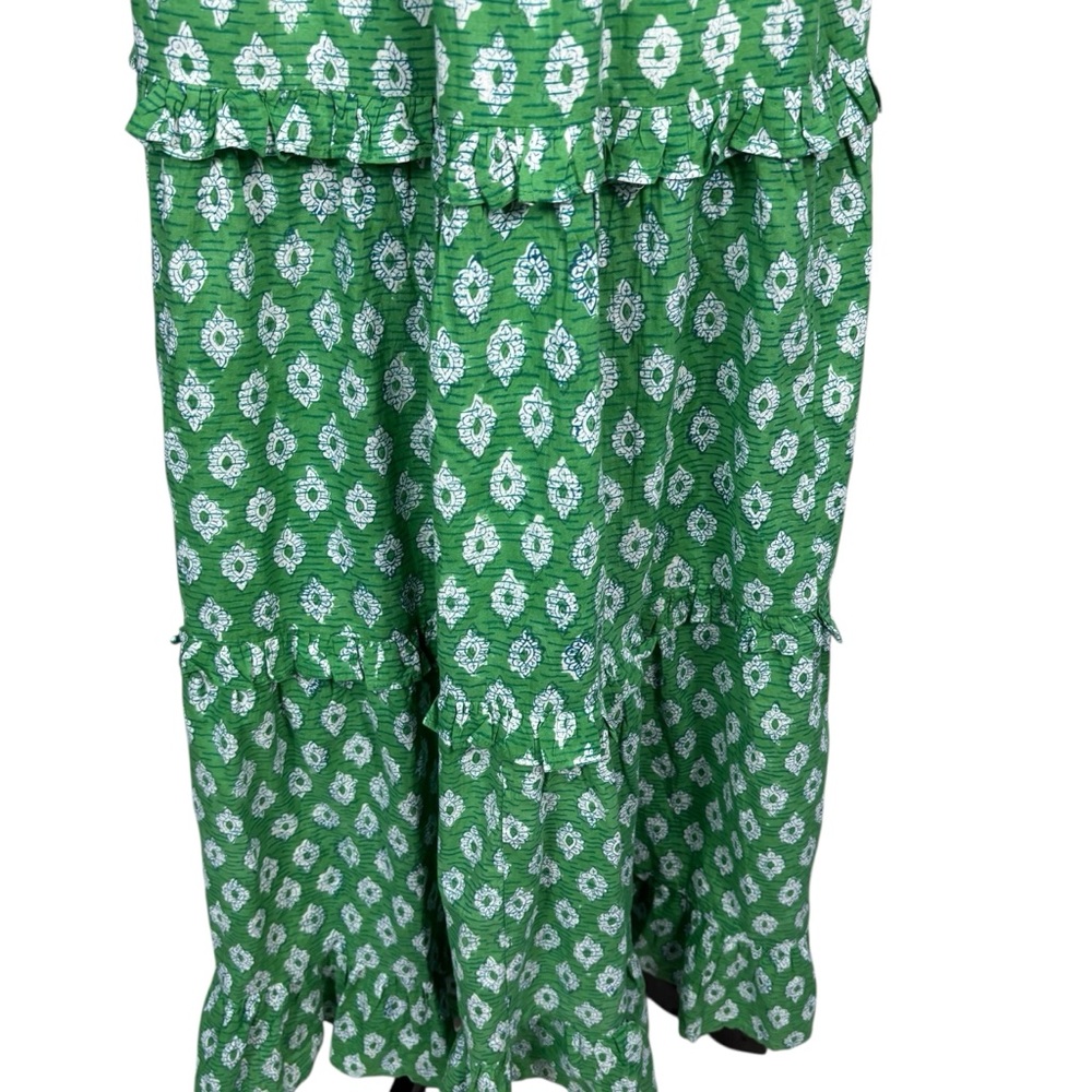 Anna Cate Eliza Green Maxi Dress Floral Summer Boho Size XS - Picture 5 of 7